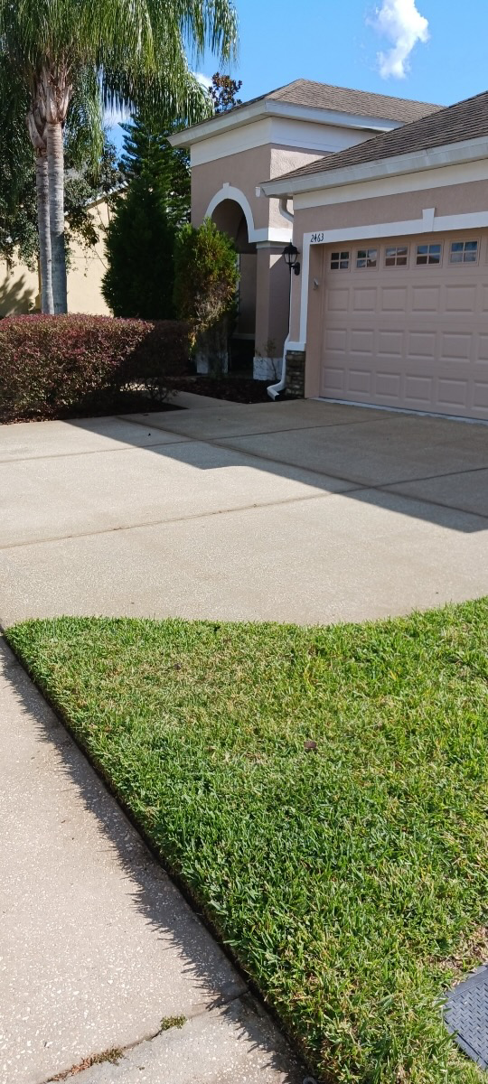 Residential home exterior and driveway in Central Florida